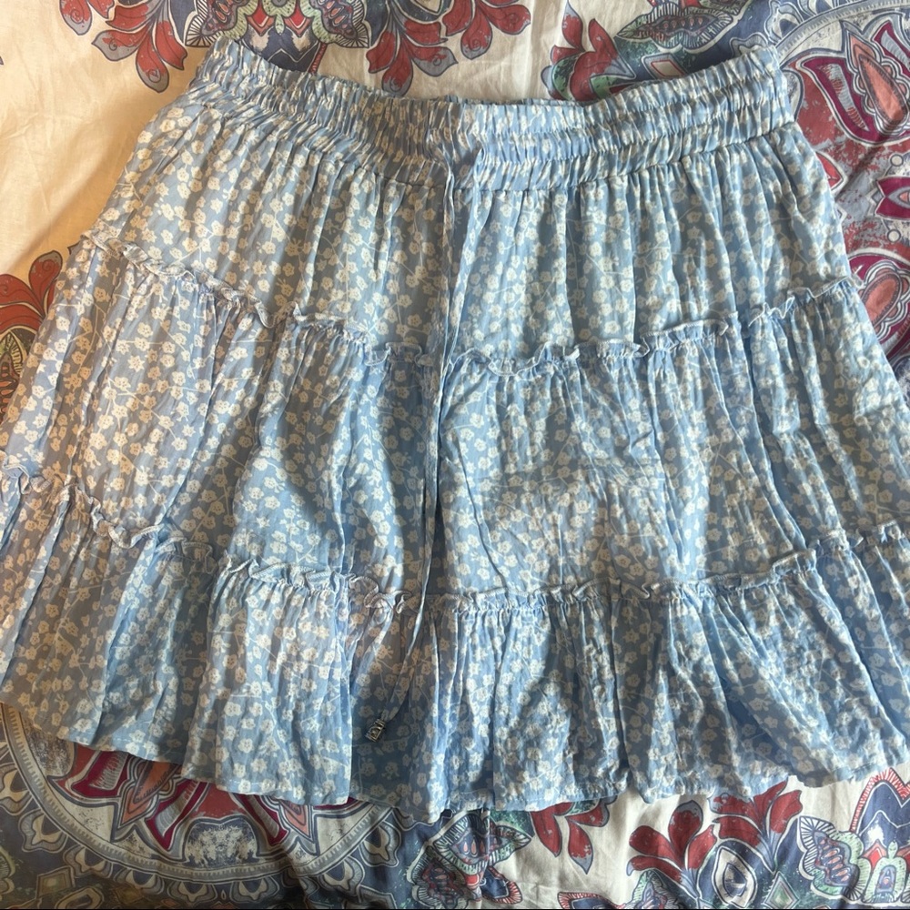 Blue Princess Polly Mini Skirt